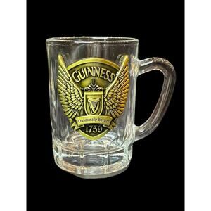 Guinness Traditionally Brewed 1759 Mini Beer Stein Mug Tankard Bar Shot Glass